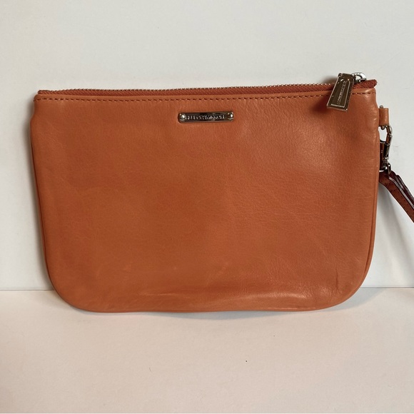Rebecca Minkoff pink peach leather mac clutch - Picture 3 of 5